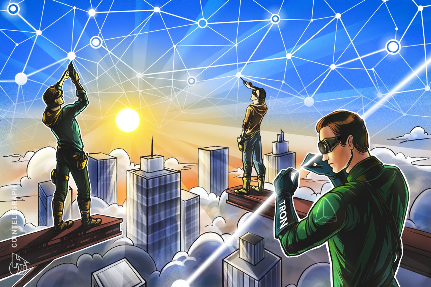 Tron anuncia la fecha de lanzamiento de Sun Network en mayo, revela fases clave para la cadena DApp