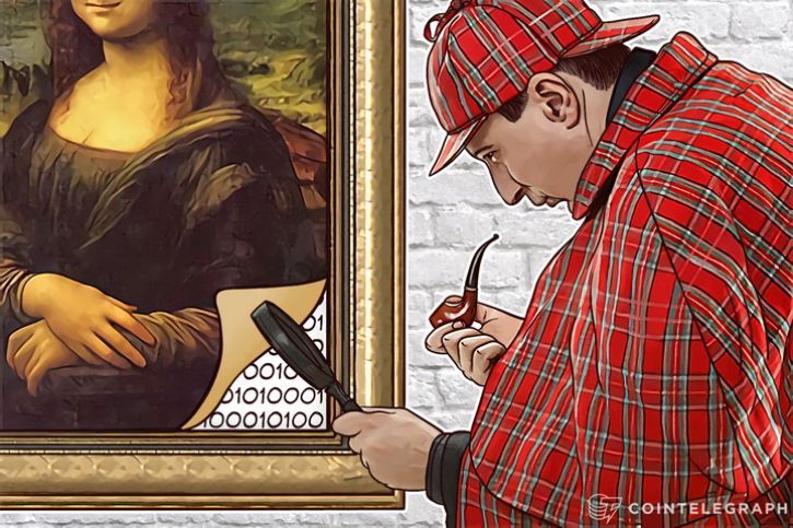 Novas series de pinturas abstratas oferece criptos a qualquer que consiga resolver seus enigmas