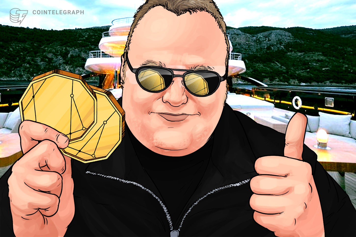Kim Dotcom venderá su token "construido sobre Bitcoin" el próximo mes en Bitfinex
