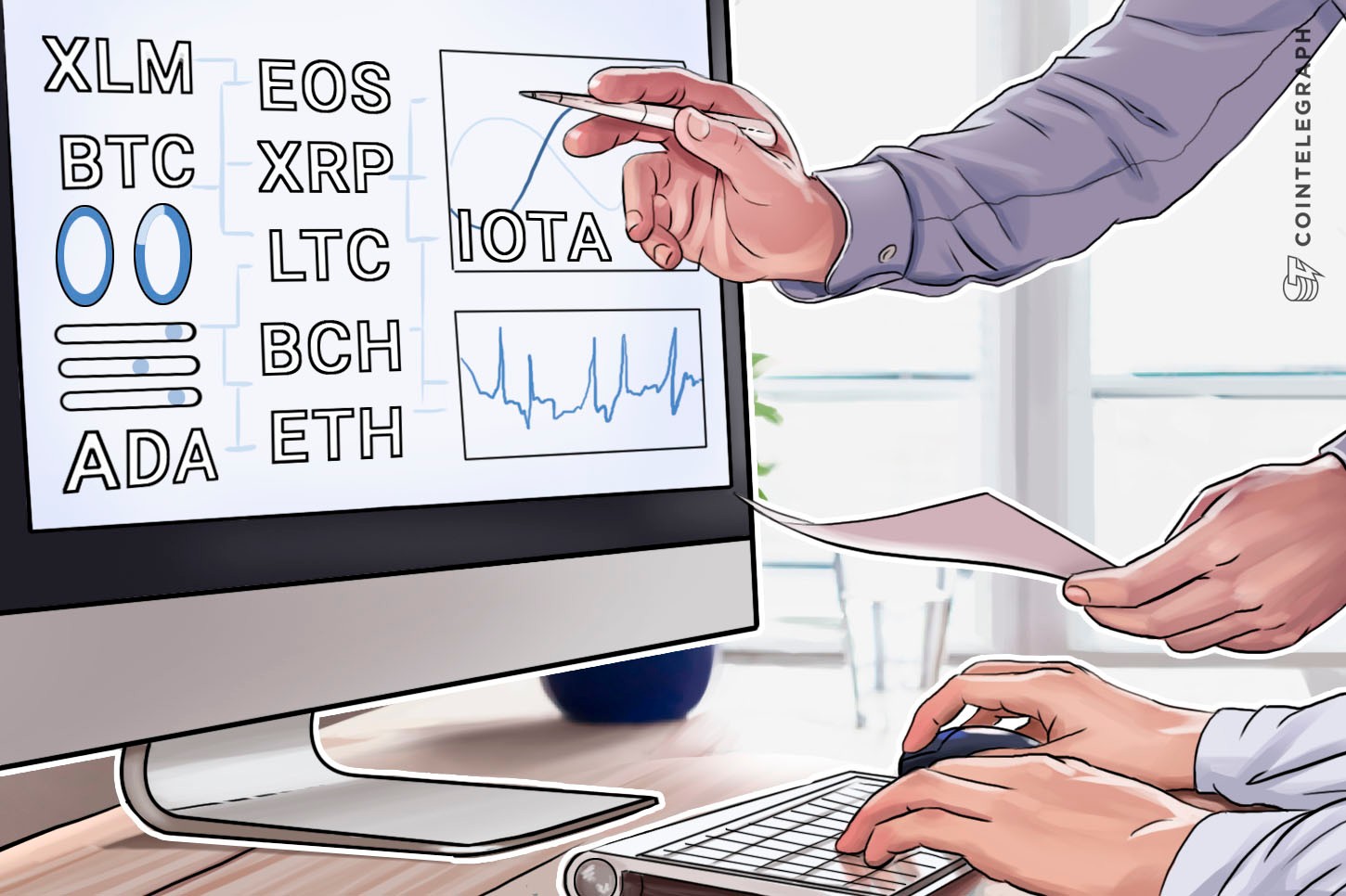 6月1日 仮想通貨チャート分析:ビットコイン、イーサリアム、リップル、ビットコインキャッシュ、EOS、ライトコイン、カルダノ、ステラ、IOTA