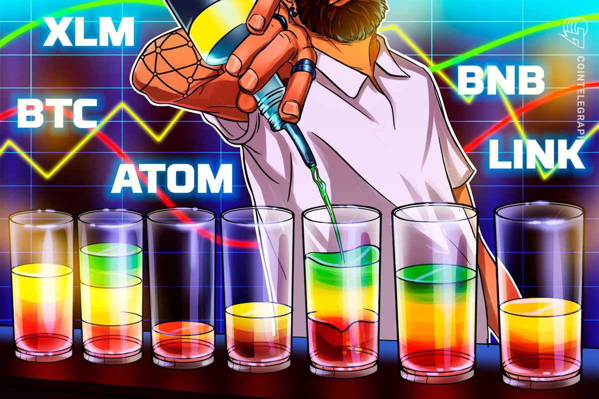 Las 5 principales criptomonedas de esta semana: BTC, LINK, ATOM, XLM, BNB