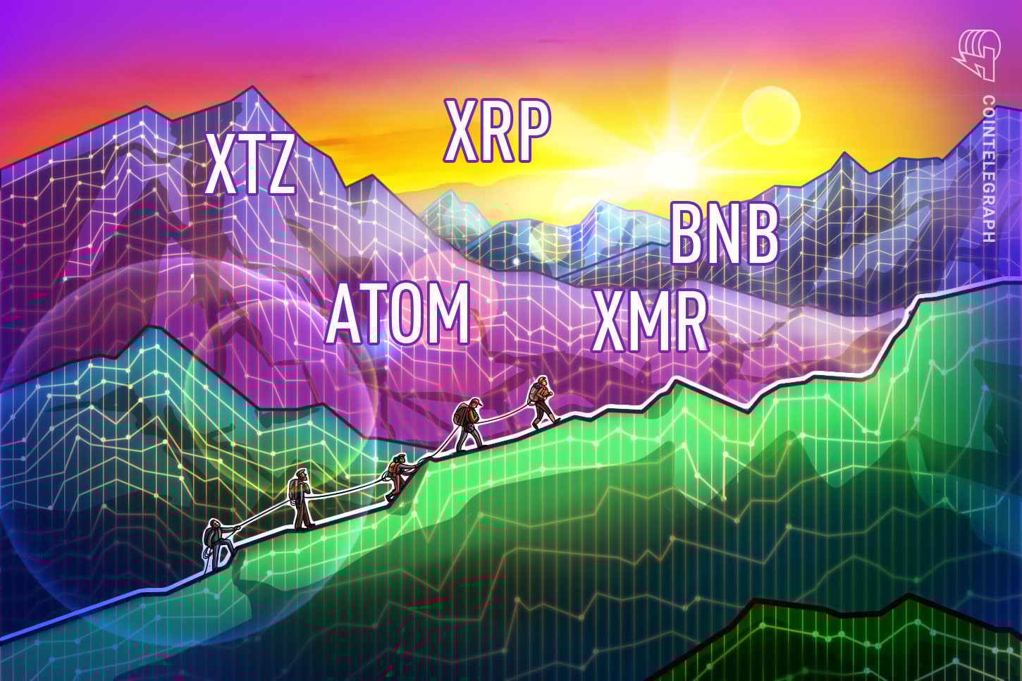 Las 5 criptos con mejor desempeño de esta semana: XTZ, ATOM, XRP, XMR, BNB