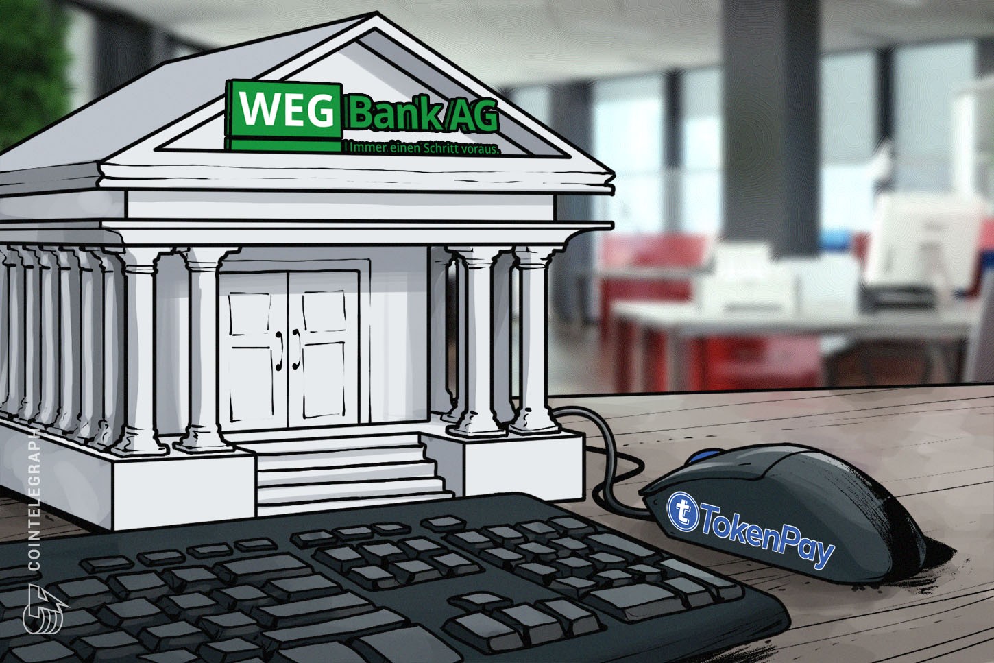 Schweizer Blockchain-Startup TokenPay übernimmt rund 10 Prozent an deutscher WEG Bank
