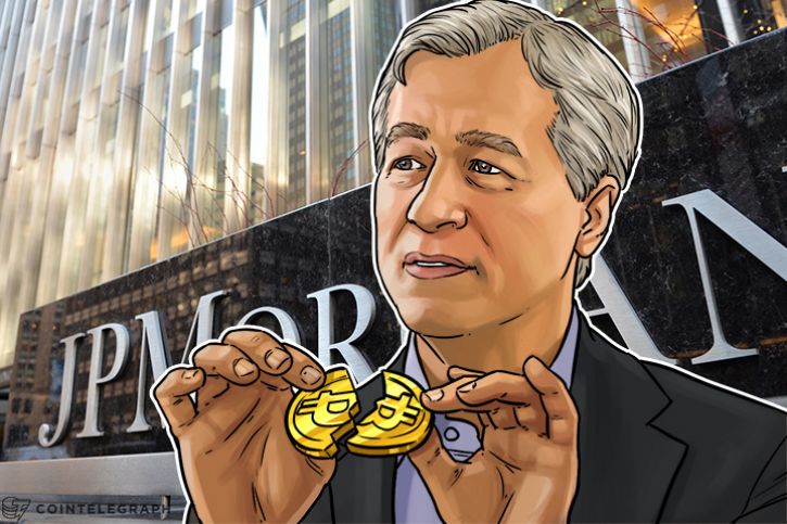 O CEO da JPMorgan faz afirmações pouco claras sobre Bitcoin e Governo, de repente gosta de Blockchain