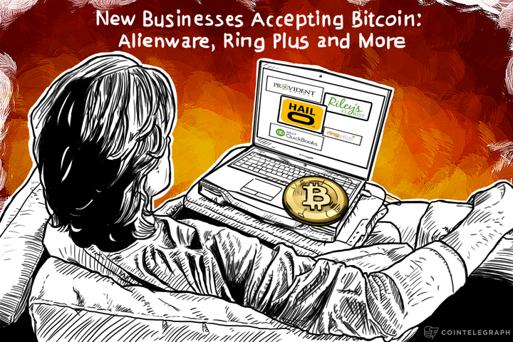 New Businesses Accepting Bitcoin: Alienware, Ring Plus and More