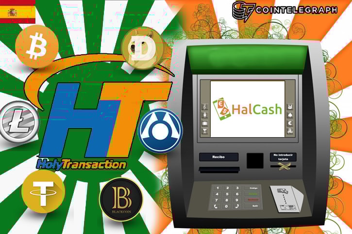 Cambiar bitcoins en España a través de 7.000 cajeros es posible con Holytransaction.
