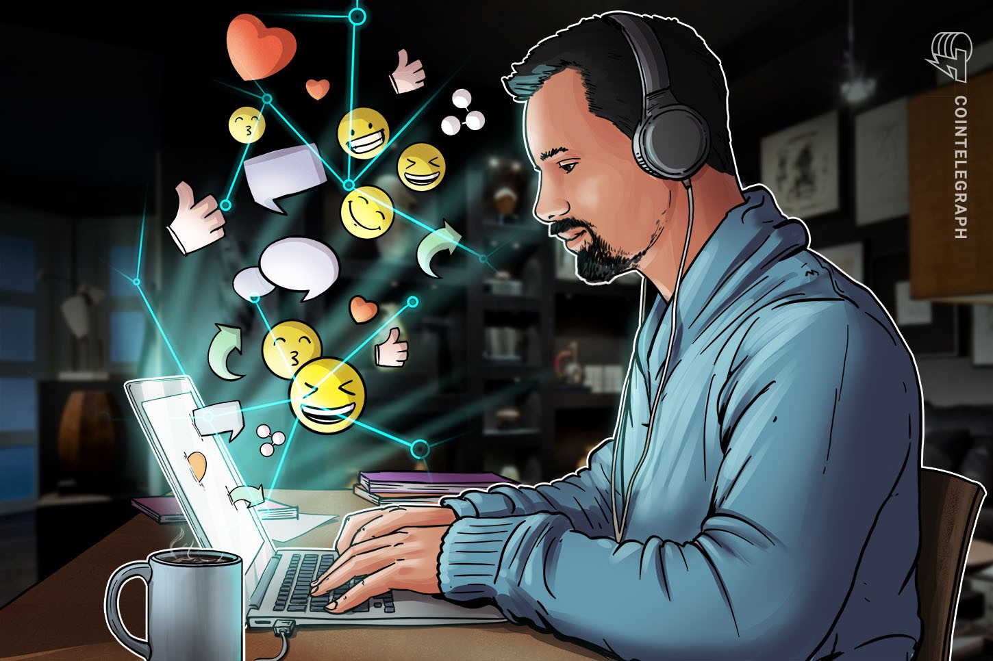 المجتمع في حيرة من أمره لتلقي توكن كريبتو.كوم تويتر لهاشتاغ علامة تجارية