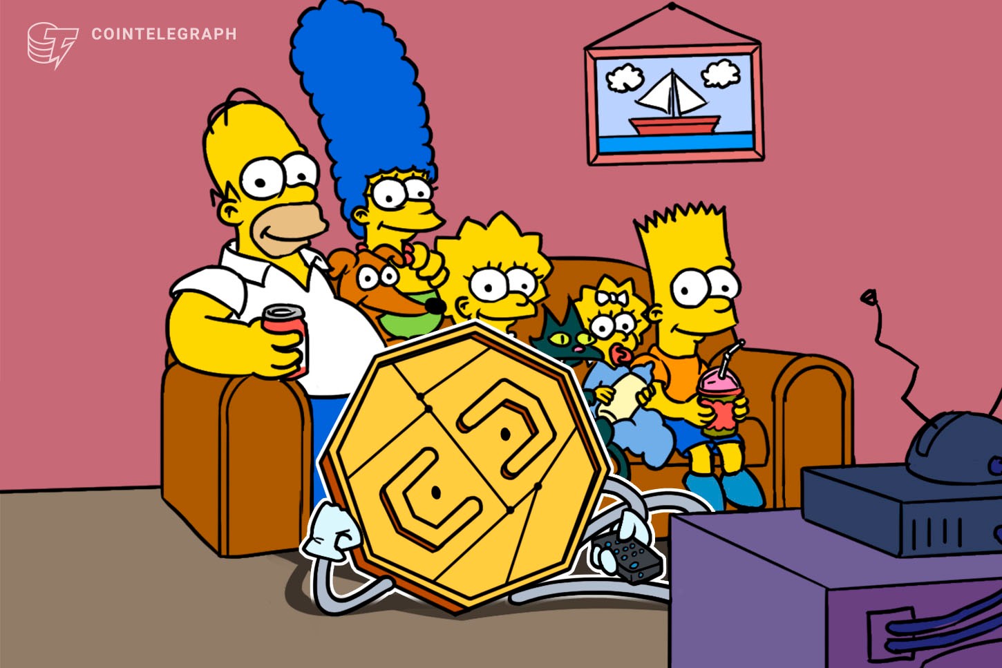 Criptomoedas aparecem em Simpsons e Jim Parsons explica que é 'dinheiro do futuro'