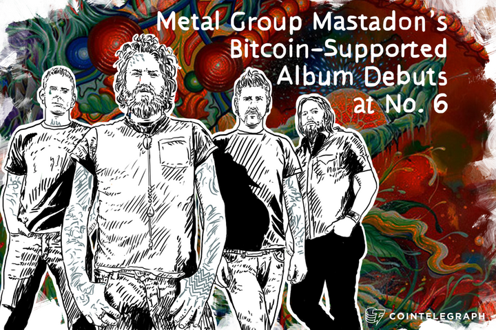 Metal Group Mastadon’s Bitcoin-Supported Album Debuts at No. 6