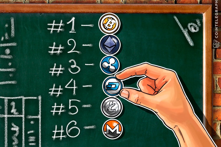 Dash Passes Litecoin and Monero to Claim Number 4 Cryptocurrency Status