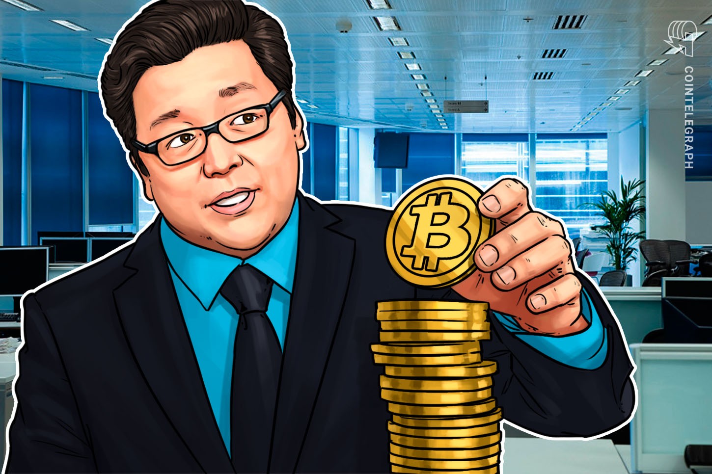 Tom Lee, da Fundstrat: recuo do Bitcoin é saudável e menor quantidade de buscas é algo bom