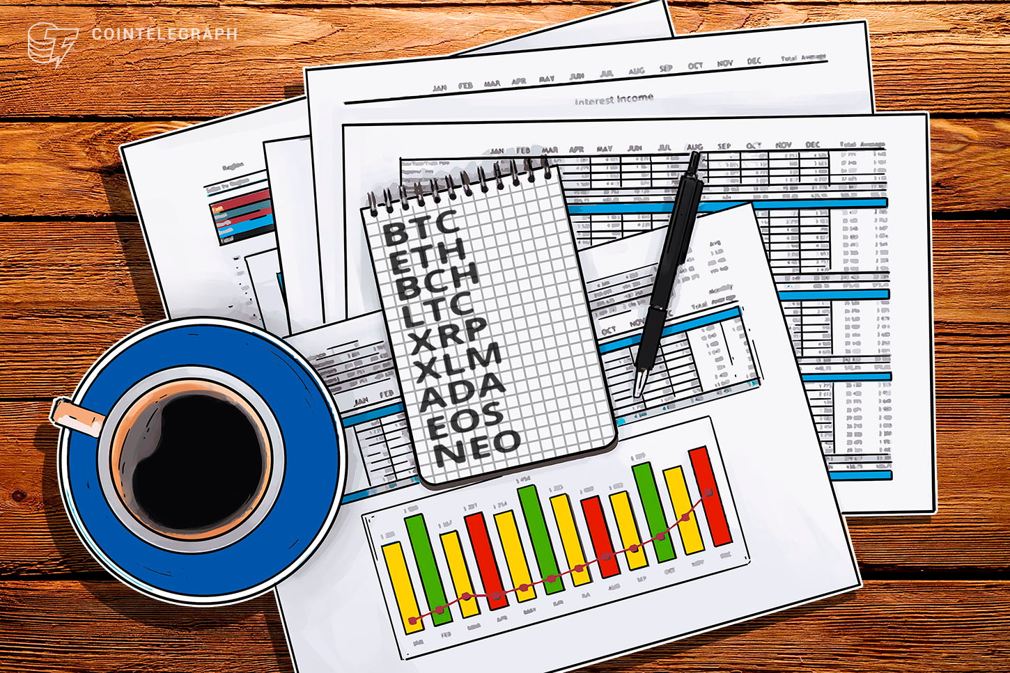 Bitcoin, Ethereum, Bitcoin Cash, Ripple, Stellar, Litecoin, Cardano, NEO, EOS: Análisis de precios, 11 de abril