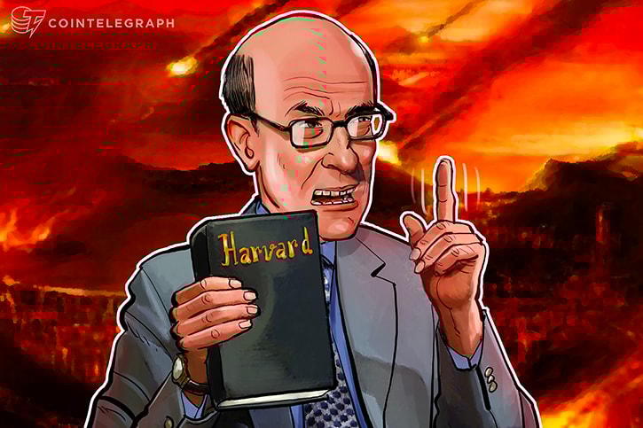 Profesores de economía de Harvard predicen un futuro colapso para el Bitcoin debido a las regulaciones del gobierno