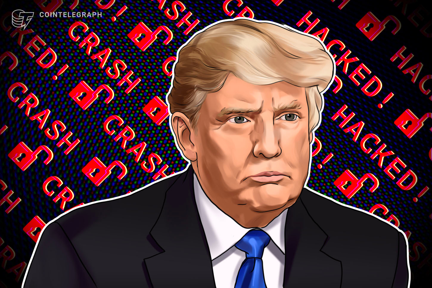 Fraude de criptomoedas invade o site da campanha de Donald Trump a uma semana das eleições dos EUA