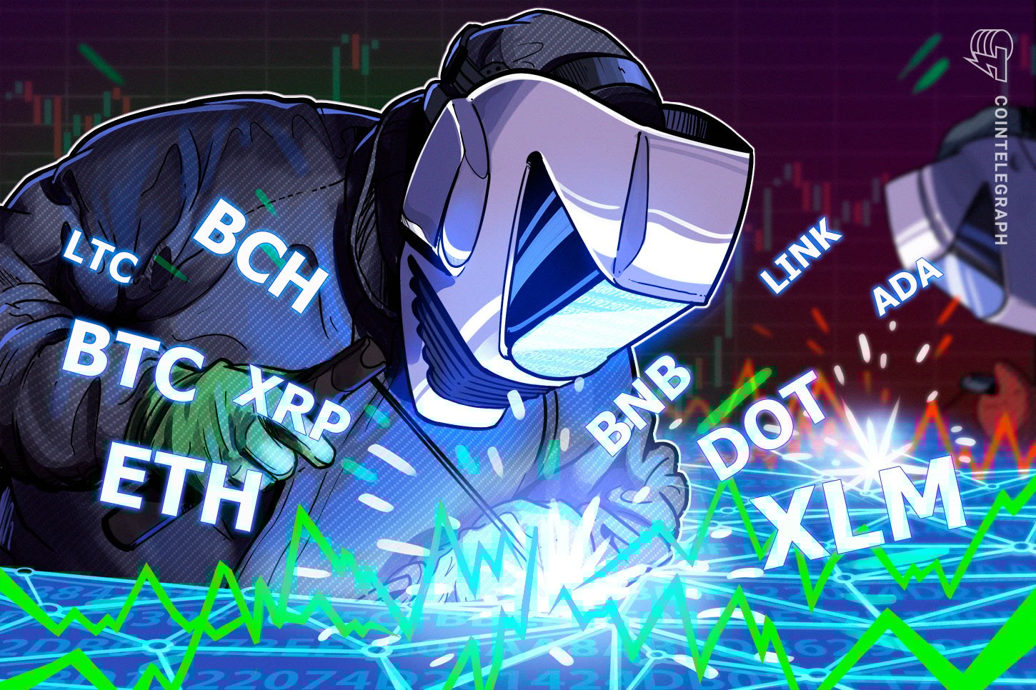 Perspectiva de precios para 2021: BTC, ETH, XRP, LTC, BCH, LINK, ADA, BNB, DOT, XLM