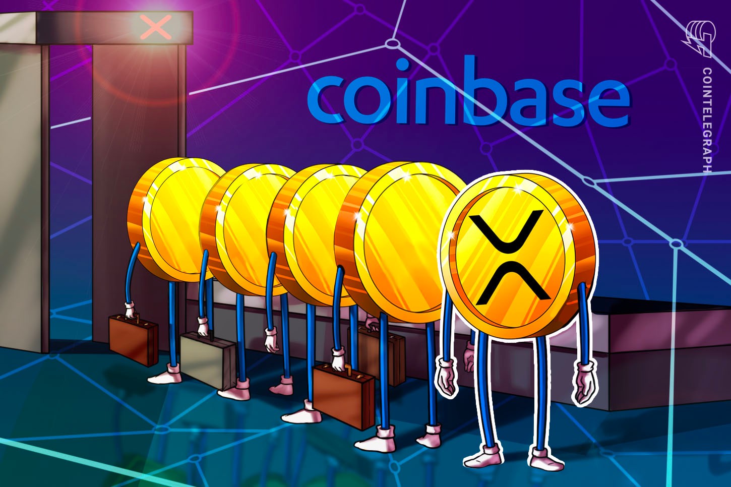 Coinbase anuncia que suspenderá negociações de XRP conforme o preço cai mais 10%