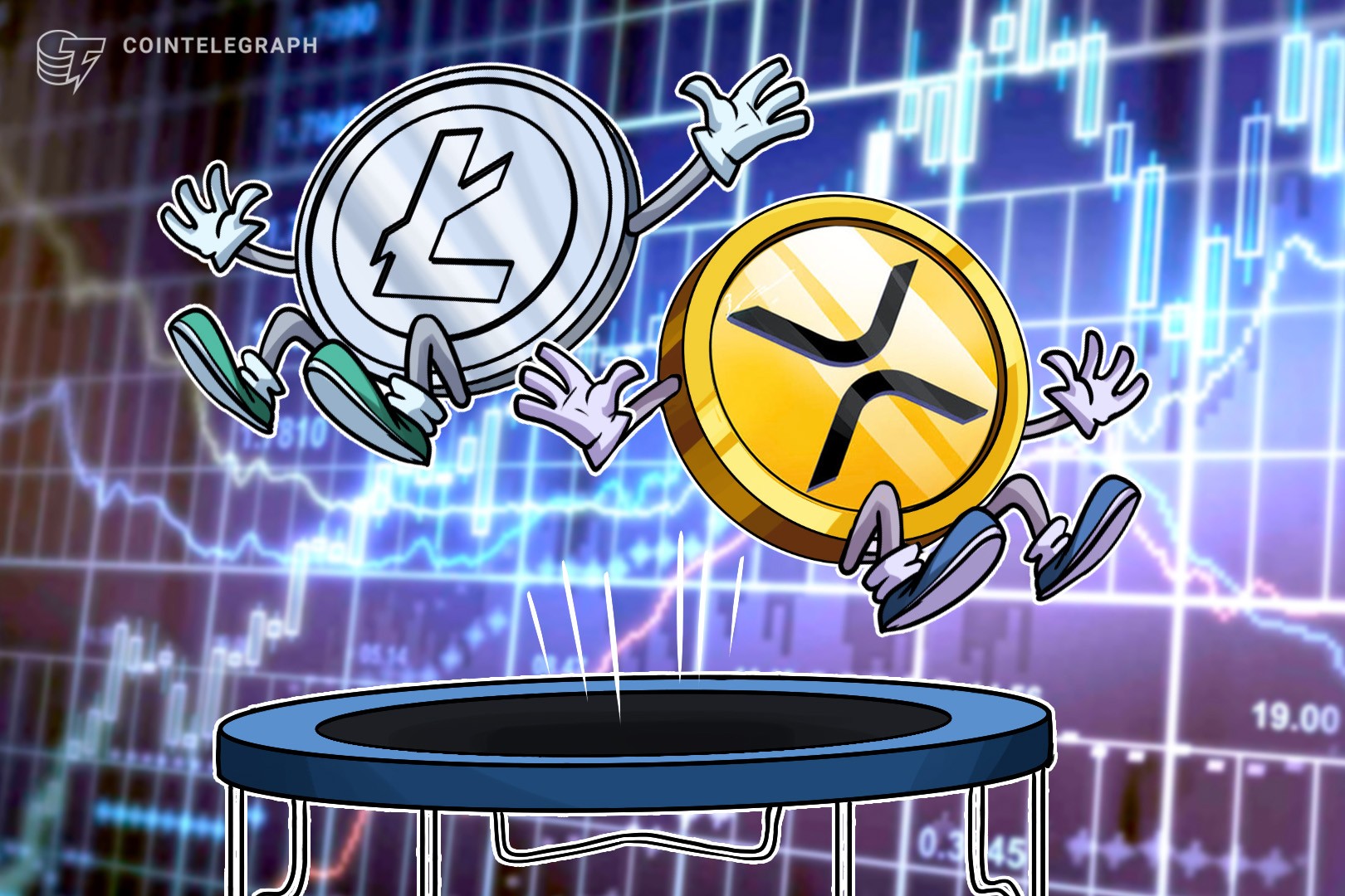 Litecoin intercambia lugares brevemente con XRP como la cuarta criptomoneda más grande en medio de una disputa entre Ripple y la SEC