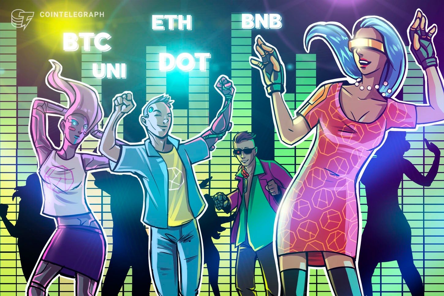 Las 5 principales criptomonedas para observar esta semana: BTC, ETH, DOT, BNB, UNI