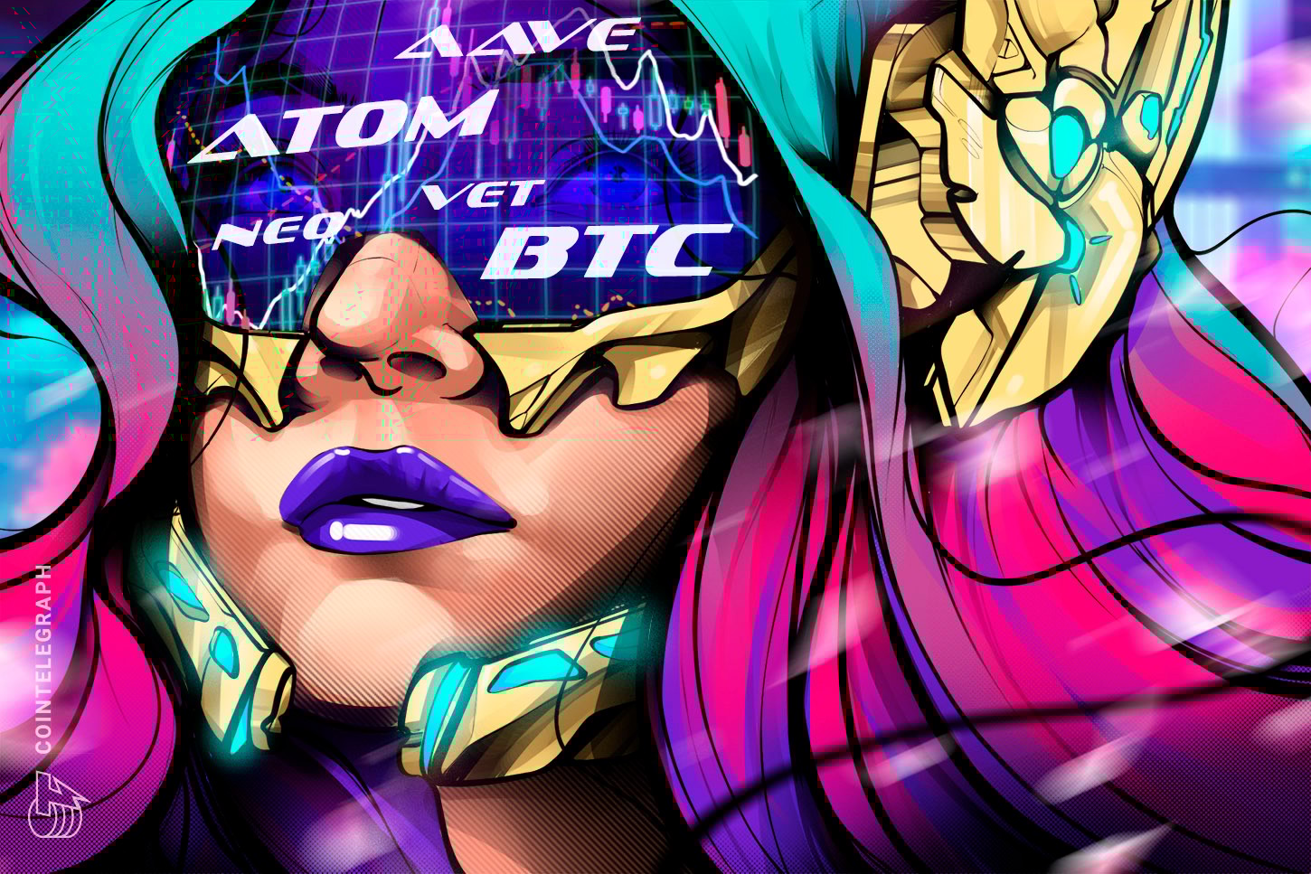 Las 5 principales criptomonedas a observar esta semana: BTC, AAVE, ATOM, NEO, VET