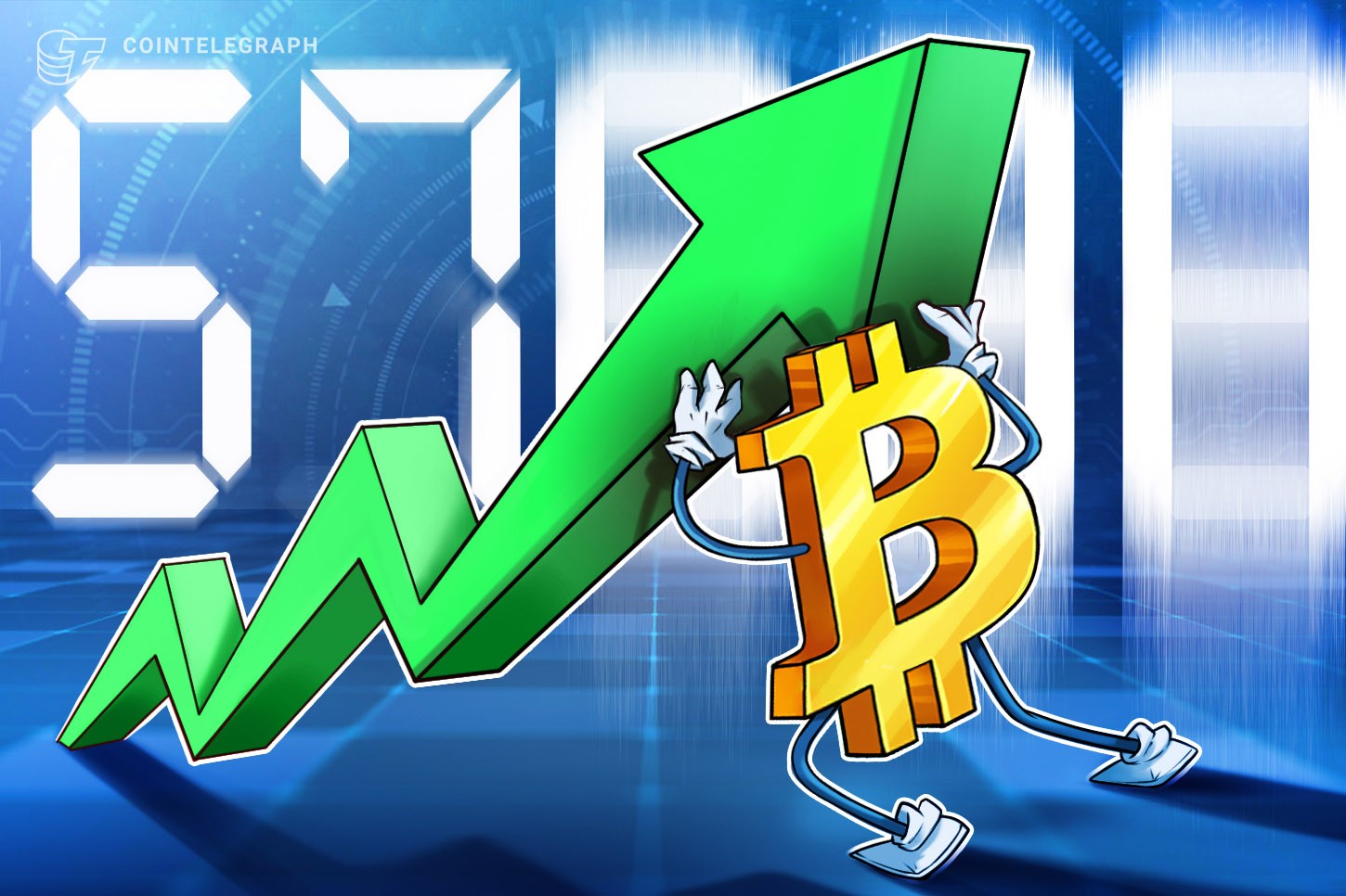 Bitcoin fecha abril em US$ 57 mil e minimiza perdas do crash do mês