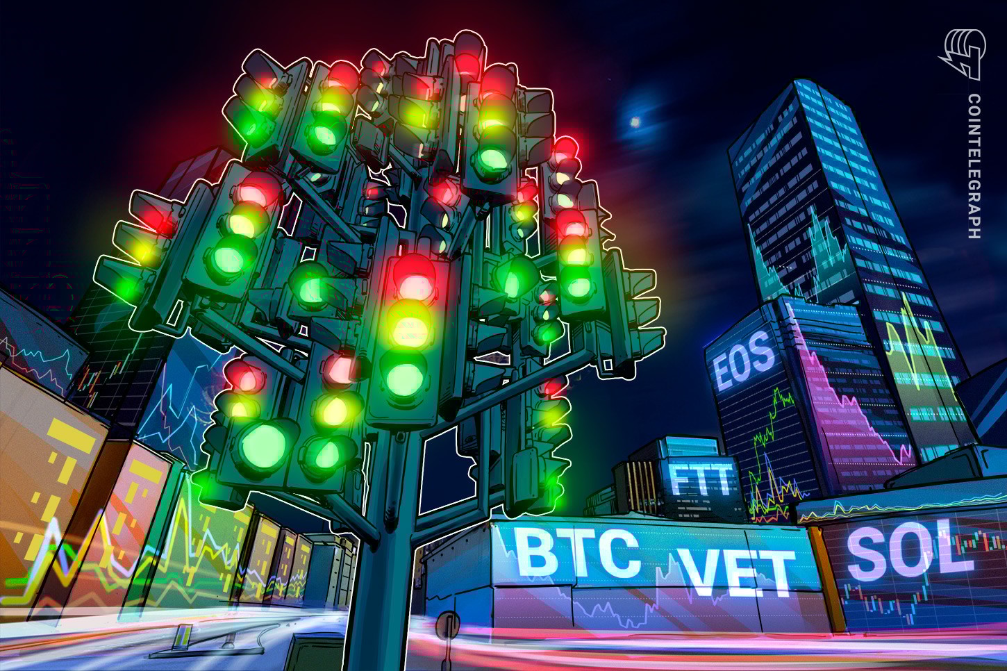 Las 5 principales criptomonedas a observar esta semana: BTC, VET, SOL, EOS, FTT