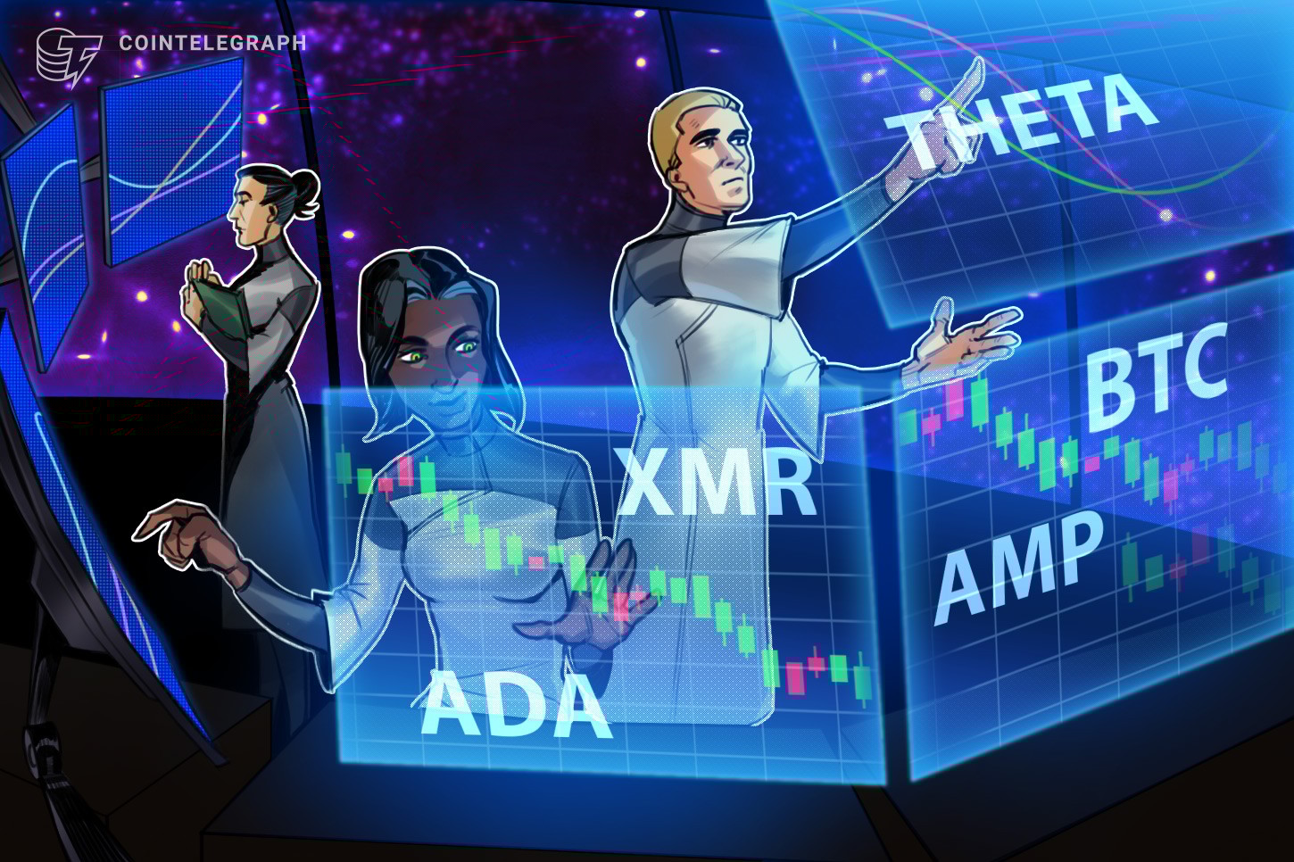 Top 5 de criptomoedas para observar nesta semana: BTC, ADA, THETA, XMR, AMP