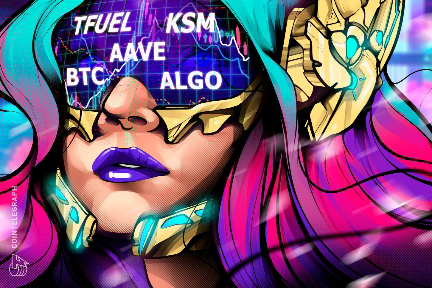 Top 5 criptomoedas para acompanhar na semana: BTC, AAVE, KSM, ALGO, TFUEL