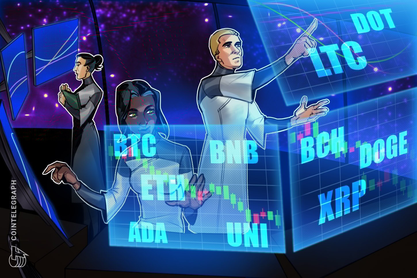 Análisis de precios del 26 de julio: BTC, ETH, BNB, ADA, XRP, DOGE, DOT, UNI, BCH, LTC