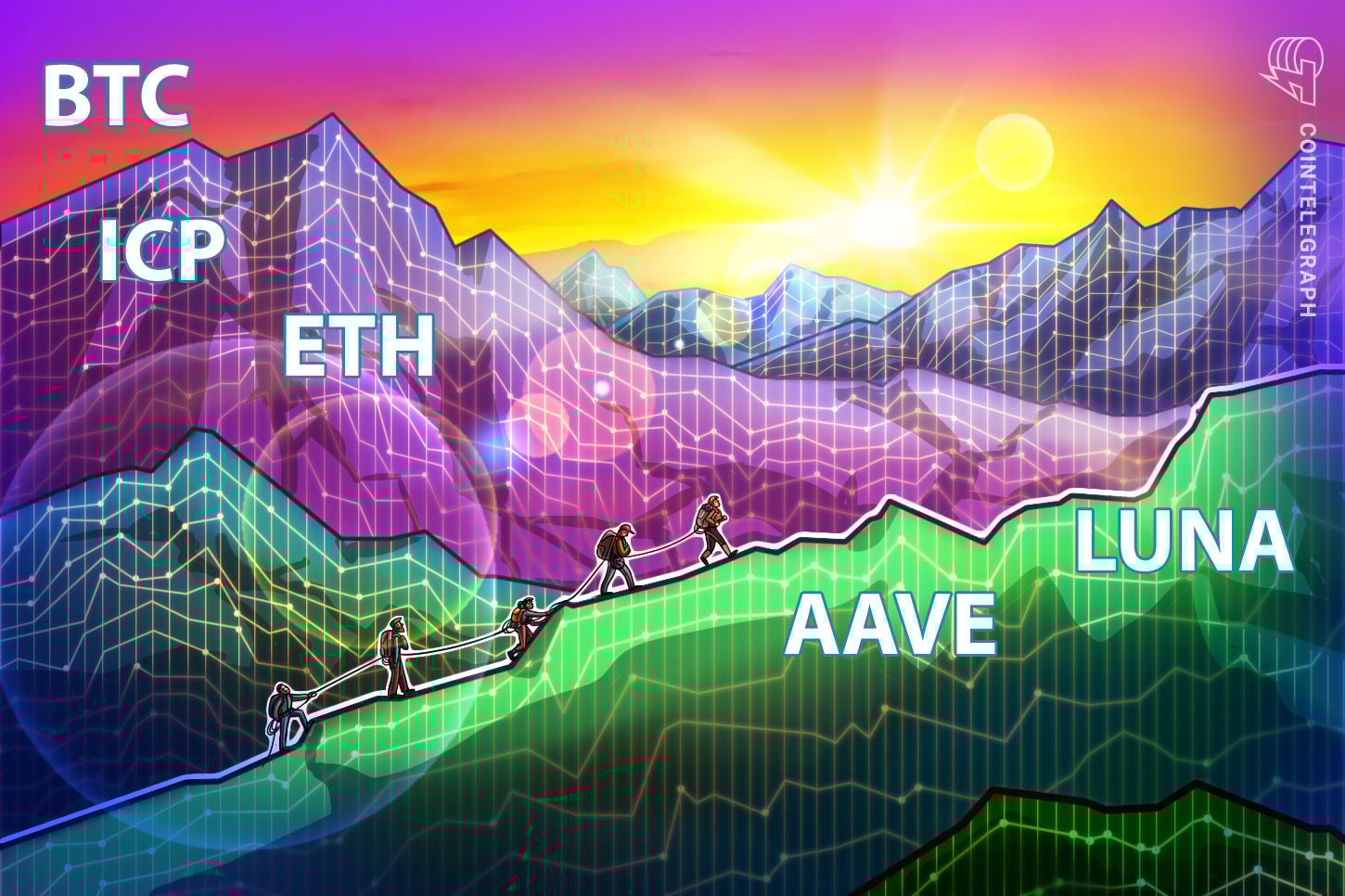 5 principales criptomonedas a observar esta semana: BTC, ETH, ICP, AAVE, LUNA