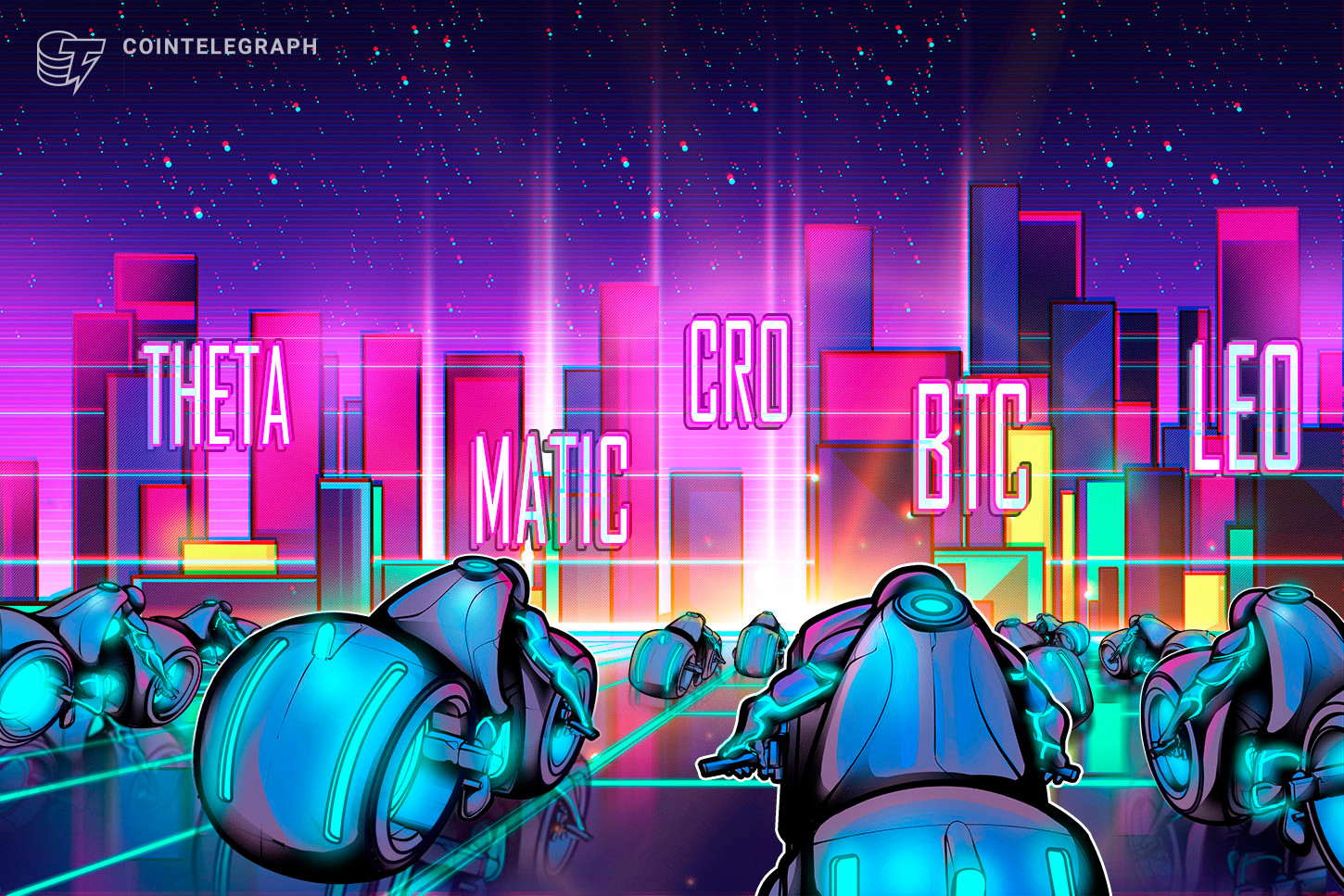 Cinque criptovalute da osservare questa settimana: BTC, MATIC, THETA, CRO, LEO