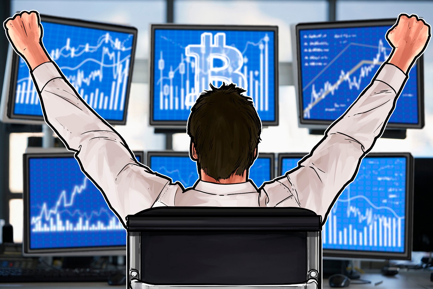 Este patrón de comercio clásico señaló que el precio de Bitcoin había alcanzado un pico