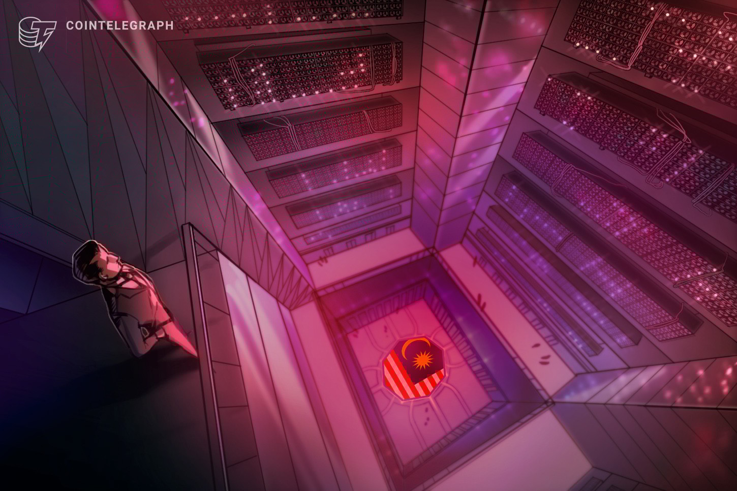 Malásia literalmente esmaga 1.069 máquinas de mineração de Bitcoin com rolo compressor