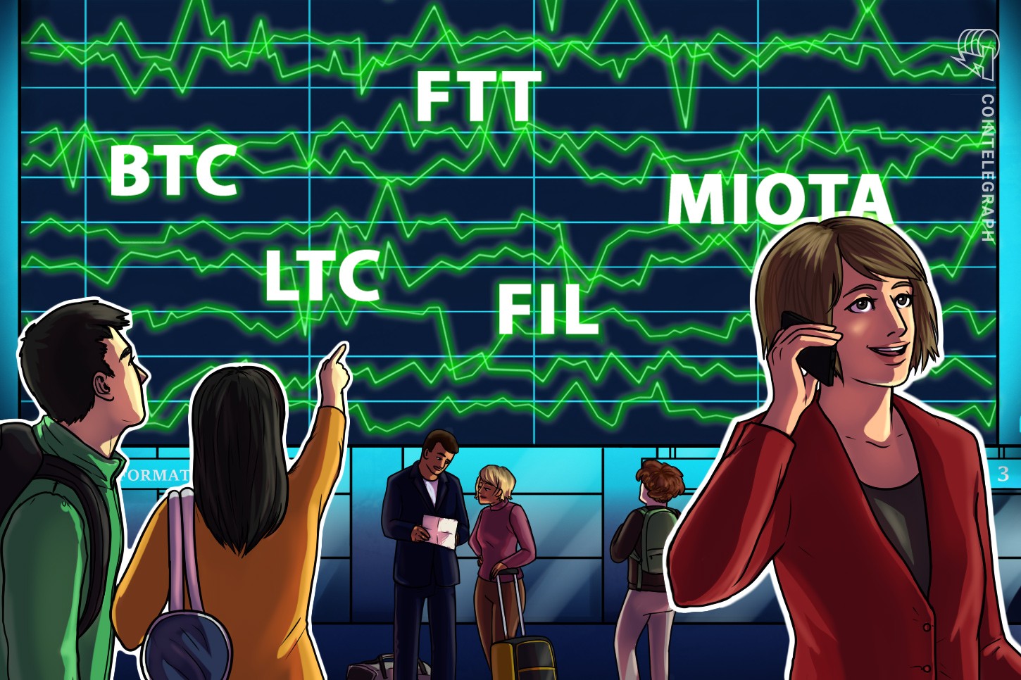 Top 5 criptomoedas para ficar de olho esta semana: BTC, LTC, FIL, FTT, MIOTA