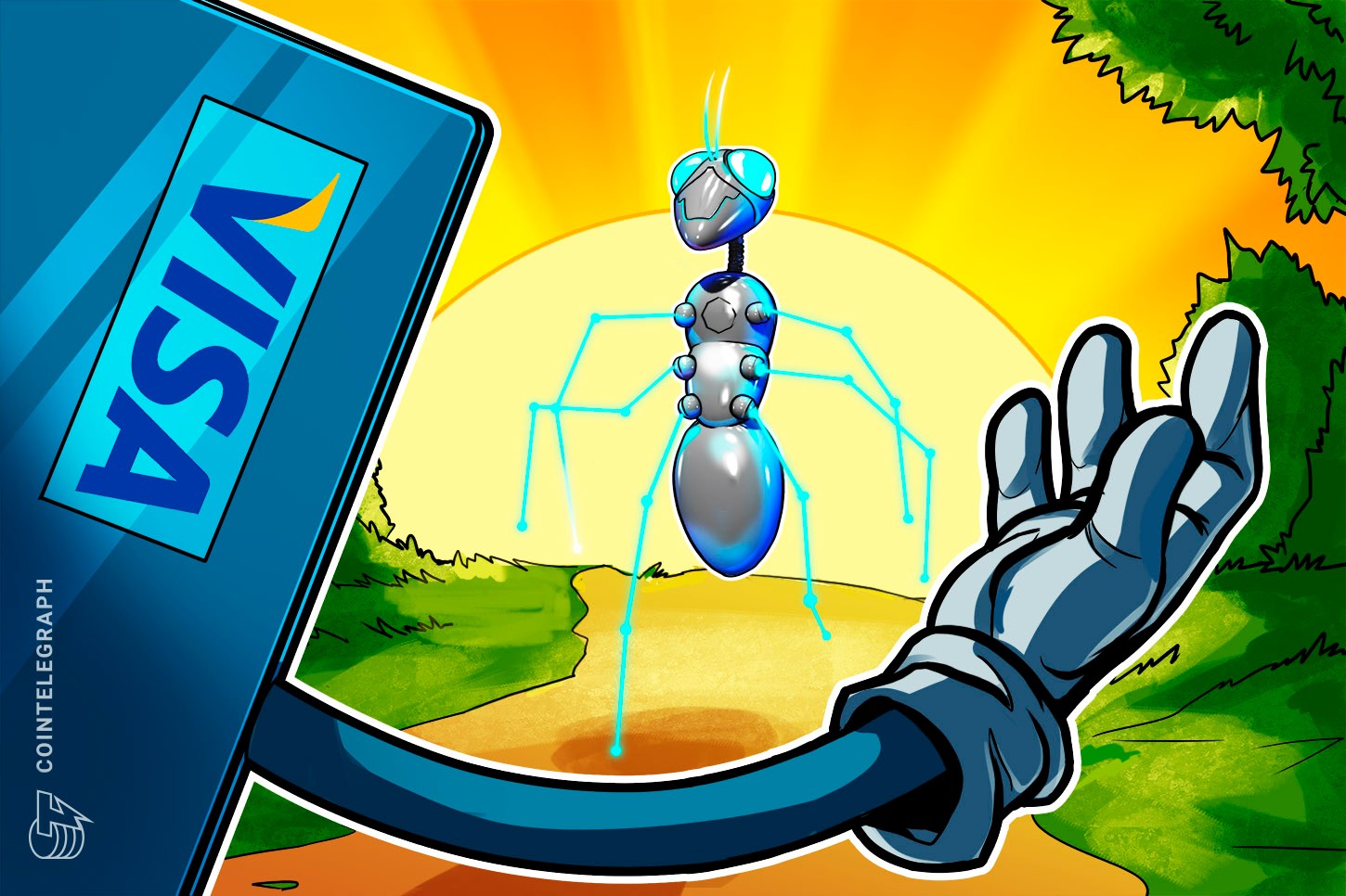 Visa trabaja en un canal de interoperabilidad blockchain para los pagos con criptomonedas