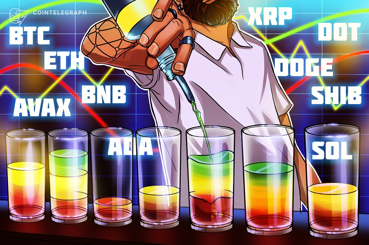 Análise de preços 19/11: BTC, ETH, BNB, SOL, ADA, XRP, DOT, DOGE, SHIB, AVAX