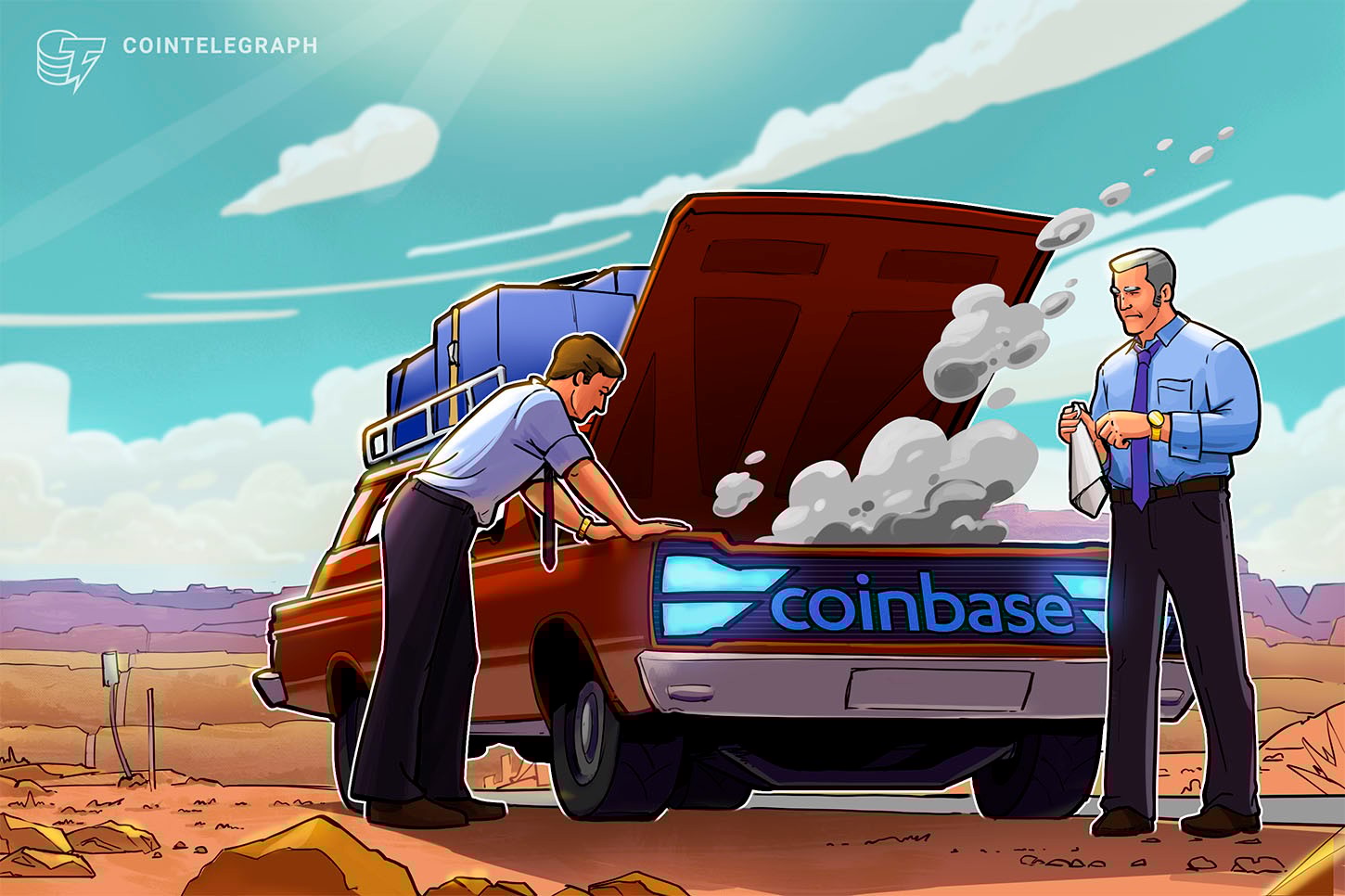 Ações da Coinbase abrem em baixa após queda de 75% no lucro líquido no terceiro trimestre