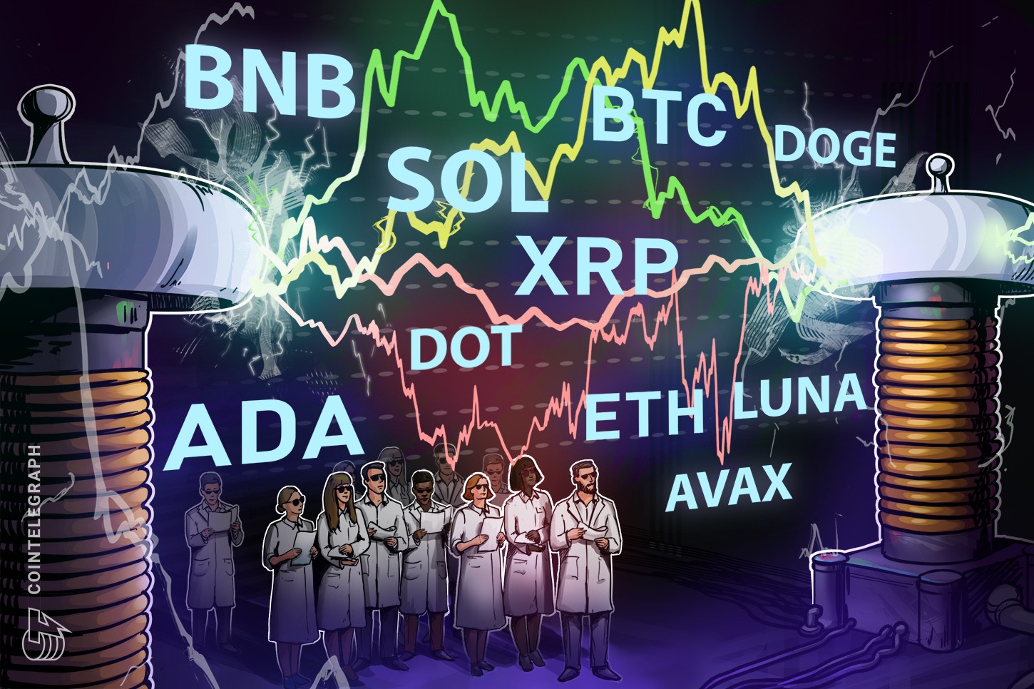 Análise de preços 2/28: BTC, ETH, BNB, XRP, ADA, SOL, AVAX, LUNA, DOGE, DOT