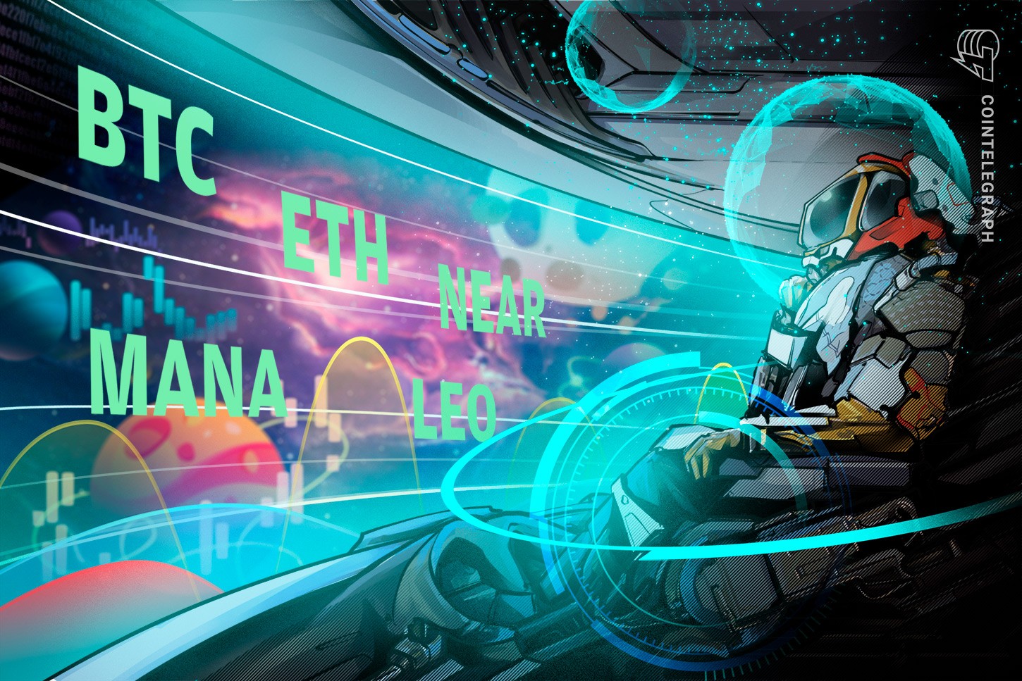 Las 5 principales criptomonedas a observar esta semana: BTC, ETH, NEAR, MANA, LEO