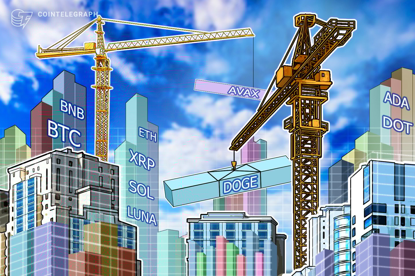 Análise de preços 21/02: BTC, ETH, BNB, XRP, ADA, SOL, AVAX, LUNA, DOGE, DOT