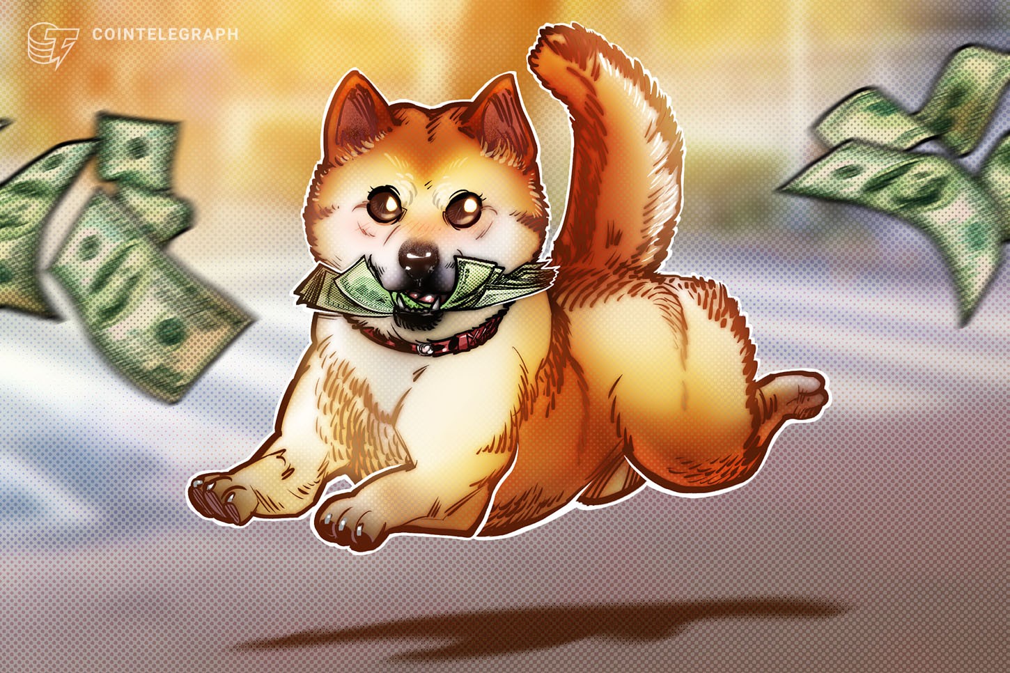 Novato Shiba Inu morde de volta e ganha 25% contra o Dogecoin em fevereiro