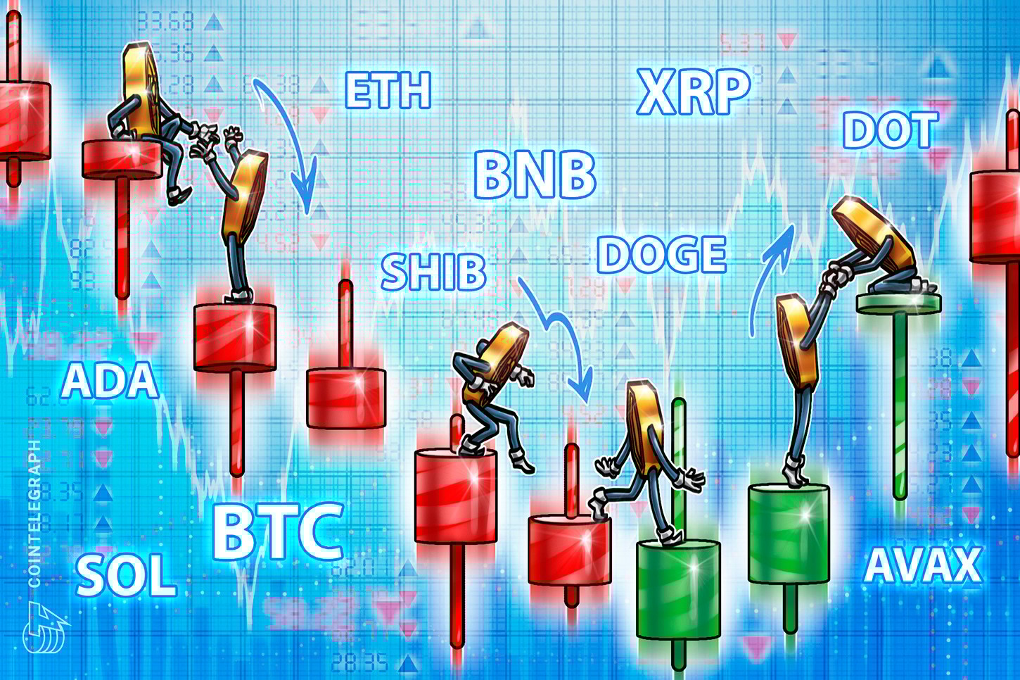 Analyse des prix du 30 mai : BTC, ETH, BNB, XRP, ADA, SOL, DOGE, DOT, AVAX, SHIB.