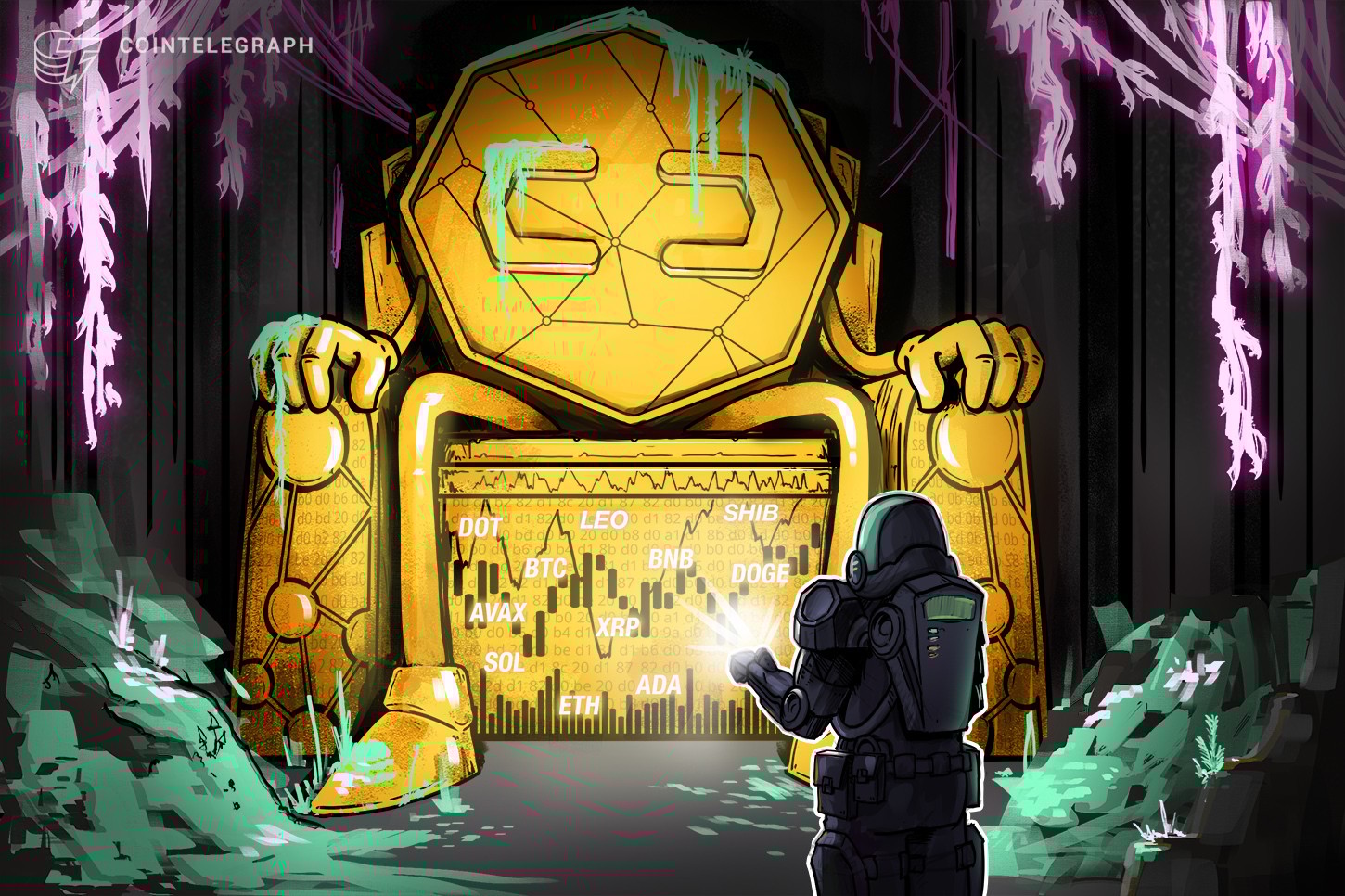 Análise de preços 22/06: BTC, ETH, BNB, ADA, XRP, SOL, DOGE, DOT, LEO, SHIB