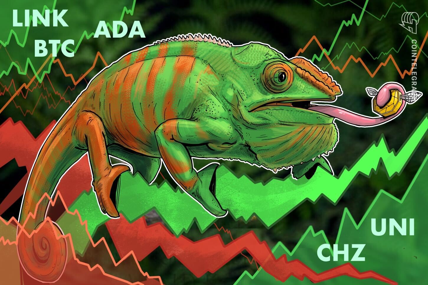Las 5 principales criptomonedas a observar esta semana: BTC, ADA, UNI, LINK, CHZ