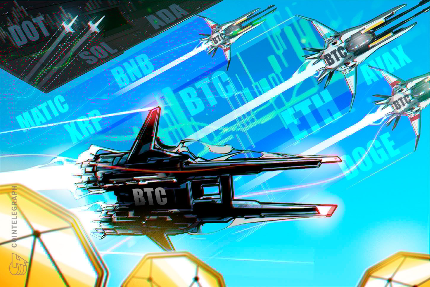 Análise de preços 01/08: BTC, ETH, BNB, XRP, ADA, SOL, DOGE, DOT, MATIC, AVAX