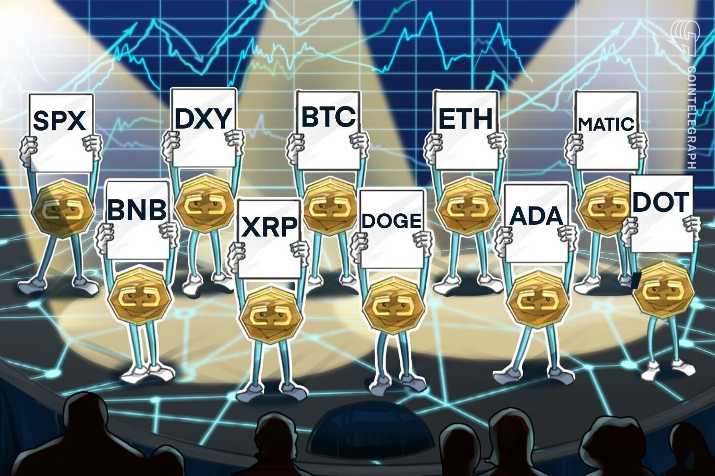 Análise de preços 23/01: SPX, DXY, BTC, ETH, BNB, XRP, DOGE, ADA, MATIC, DOT