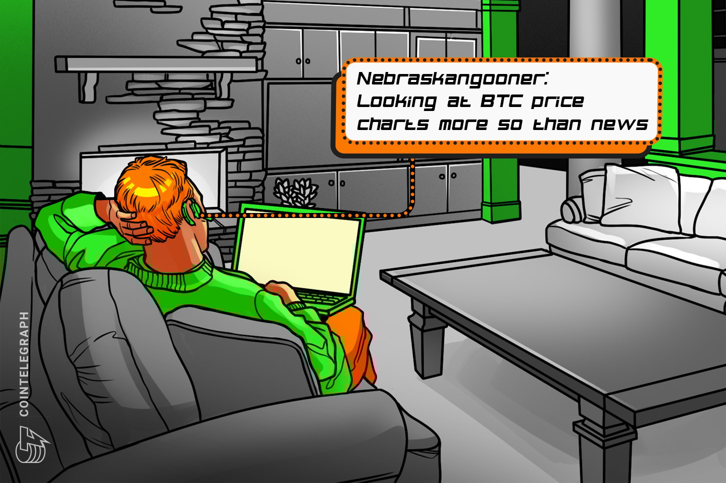 Nebraskangooner gives his opinions on whether news affects BTC price 