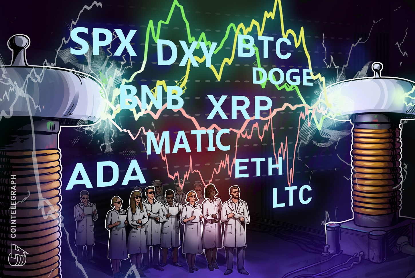 Análisis de precios del 9 de enero: SPX, DXY, BTC, ETH, BNB, XRP, DOGE, ADA, MATIC, LTC