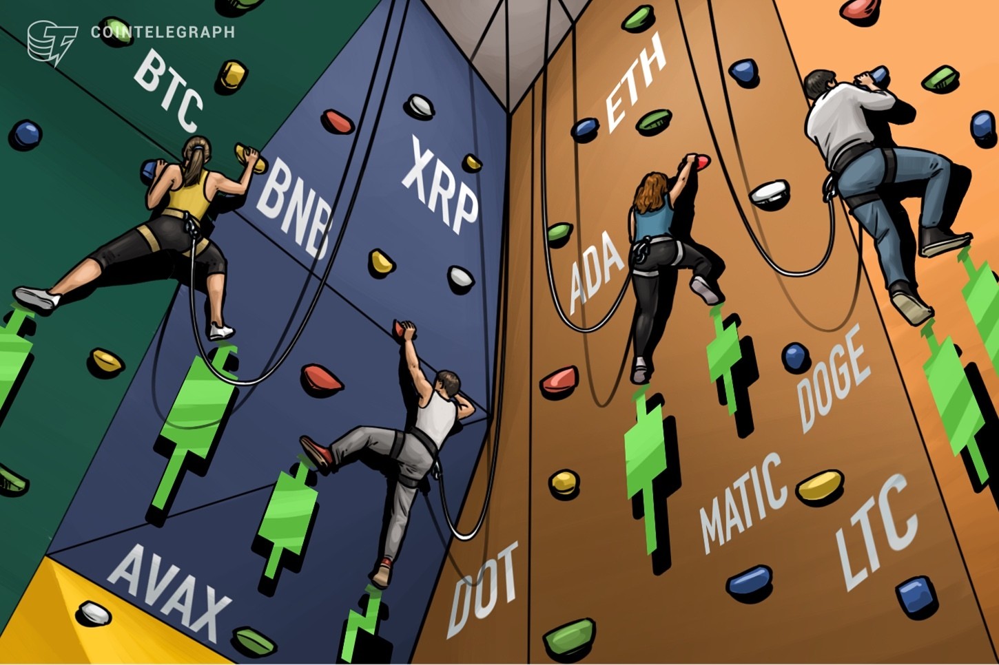 強気派の勢い失速 仮想通貨チャート分析:ビットコイン・イーサ・XRP(リップル)