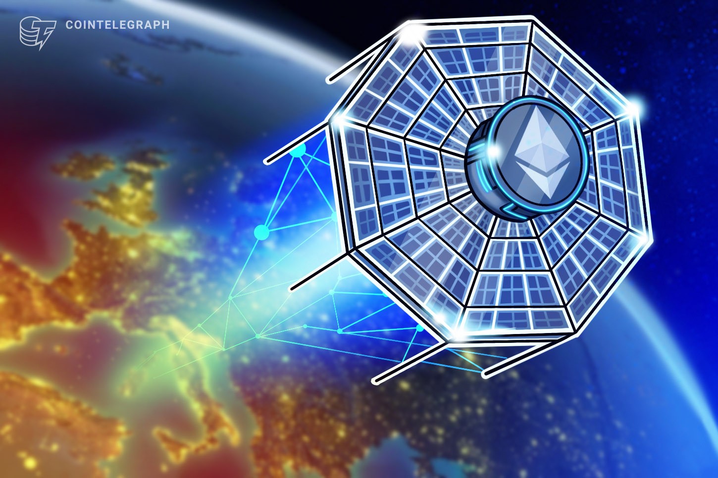 Satélite en órbita alrededor de la Tierra participa en la ceremonia Ethereum KZG