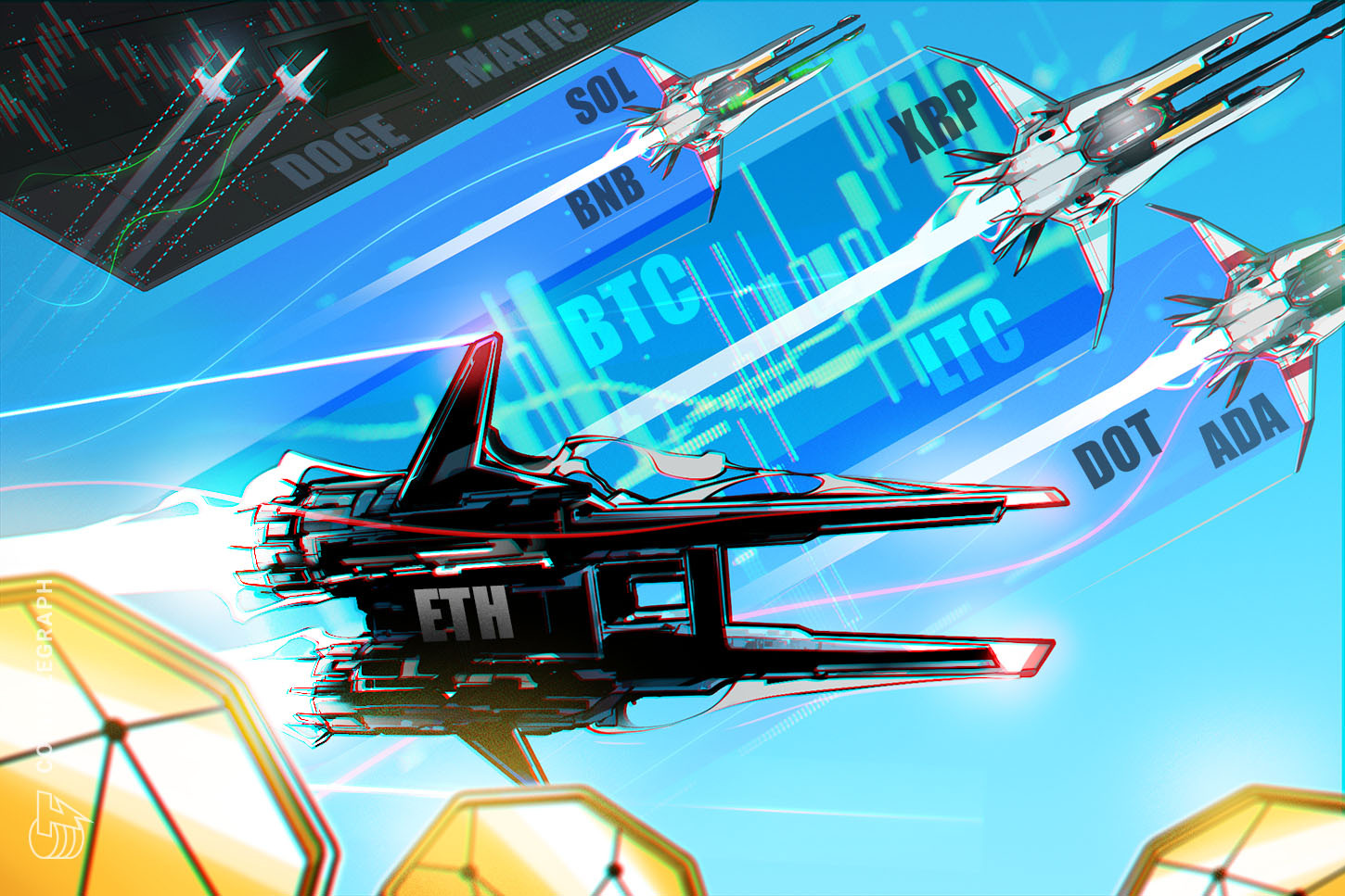 強気派と弱気派の勢力が拮抗 仮想通貨チャート分析:ビットコイン・イーサ・XRP(リップル)